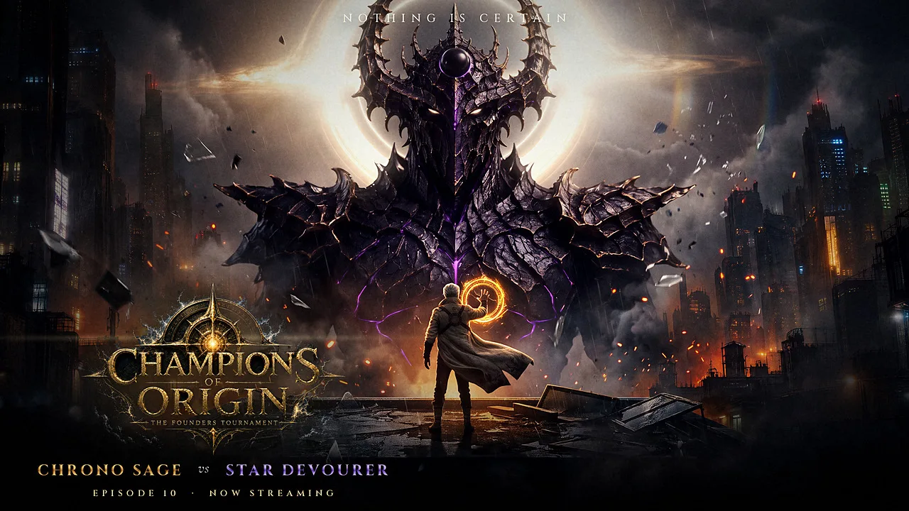 Chrono Sage stands alone before the Star Devourer